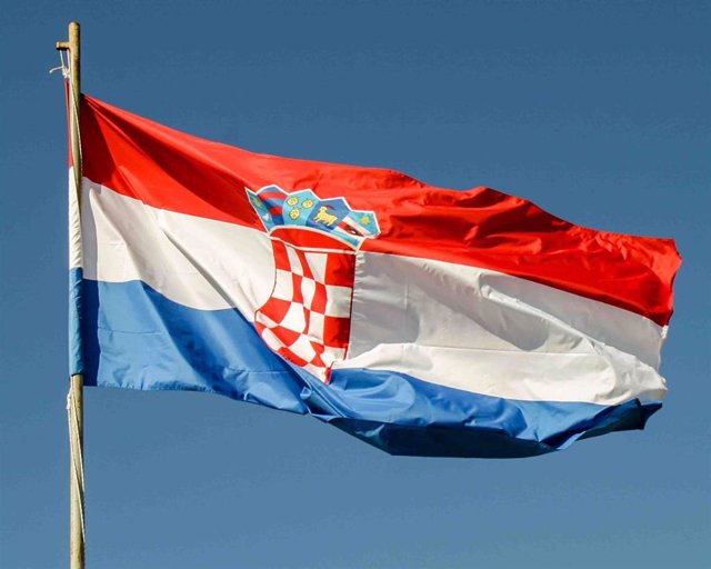 Archivo - Bandera de Croacia.