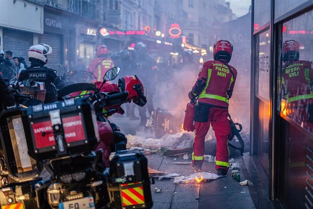 Protestas en París contra la muerte de Nahel M. 