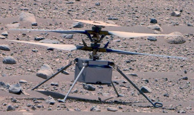 Heliócptero Ingenuity de la NASA en Marte