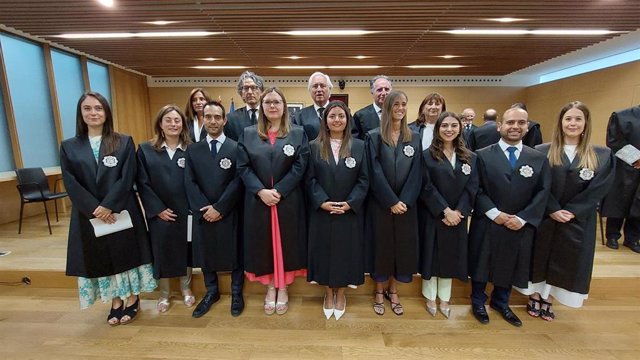 Nueve jueces juran sus cargos y toman posesión ante la Sala de Gobierno del TSJCyL.