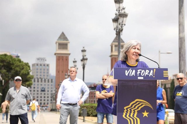 La presidenta de l'ANC, Dolors Feliu