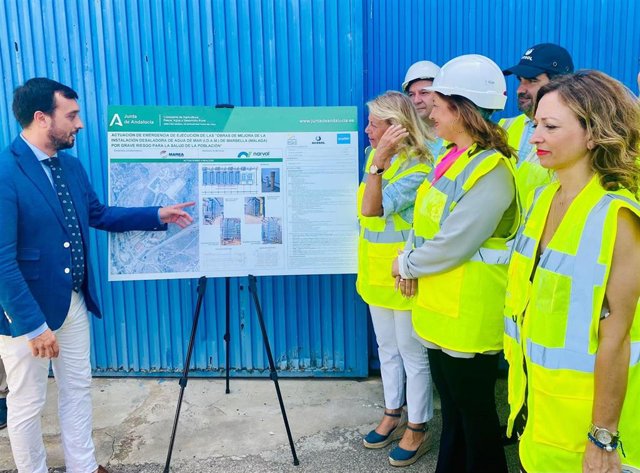 Visita técnica a la desaladora de Marbella.