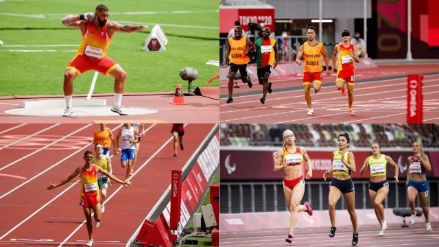Adiaratou Iglesias, Gerard Descarrega, Kim López y Yassine Ouhdadi, referentes españoles en el Mundial paralímpico.