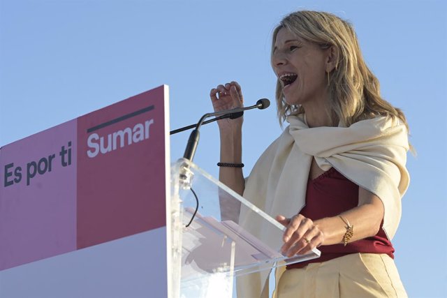 La vicepresidenta segona, ministra de Treball i Economia Social i líder de Sumar, Yolanda Díaz