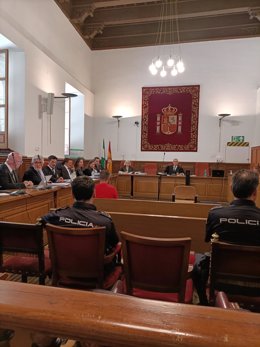 Primera sesión del juicio que se repite en la Audiencia de Granada contra el acusado de matar a una joven en el polígono de Juncaril, en Albolote (Granada). Archivol