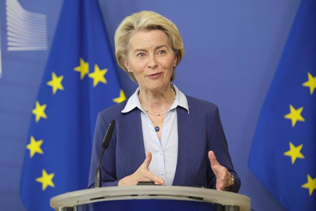 La presidenta de la Comisión Europea, Ursula von der Leyen