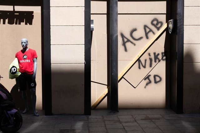 Protestas contra la muerte de Nahel M en Marsella (Francia)