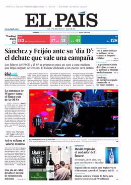 Portada El País 09/07/2023