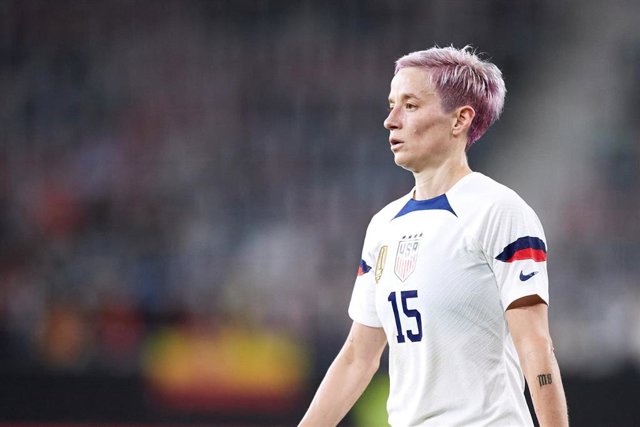 Archivo - Megan Rapinoe, durante unu partido con la selección de Estados Unidos.
