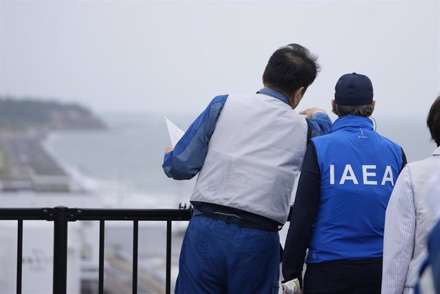 El director general del OIEA, Rafael Mariano Grossi, visita Fukushima 