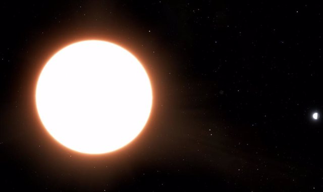 Ilustración de LTT9779b, el planeta más brillante conocido