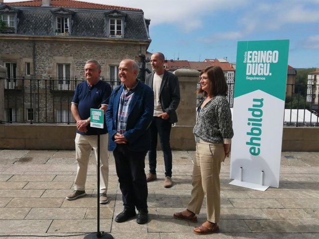 El candidato de EH Bildu al Congreso por Álava, Iñaki Ruiz de Pinedo