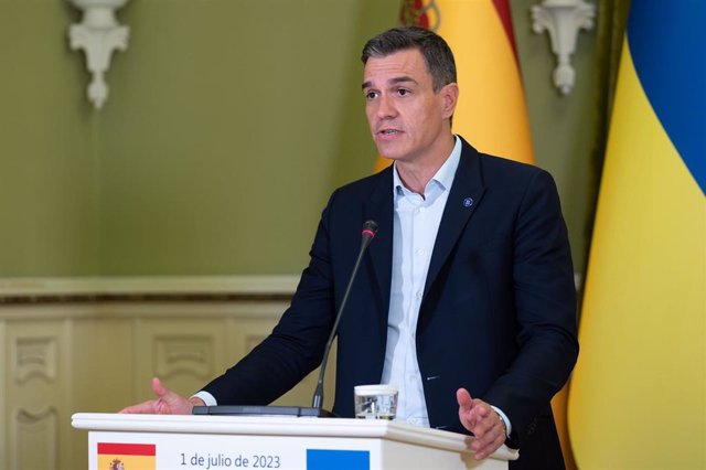 El presdiente del Gobierno, Pedro Sánchez