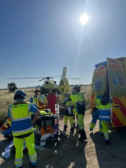 Emergencias 112 Comunidad de Madrid atiende a un hombre por arma de fuego