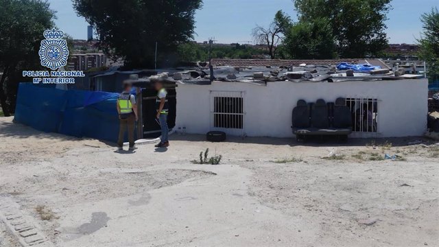 Operación contra un punto de venta de droga en el madrileño barrio de Pitis