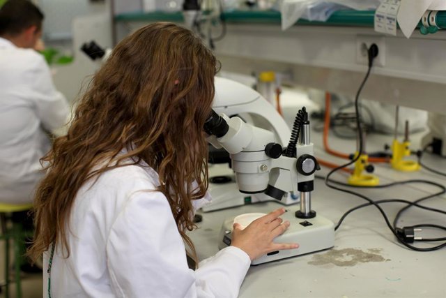 Archivo - Una investigadora de la UJA.