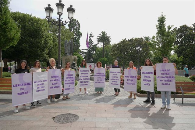 Santurtziko Karmengo jaietan erabiliko dituzten eraso matxisten aurkako olanak.