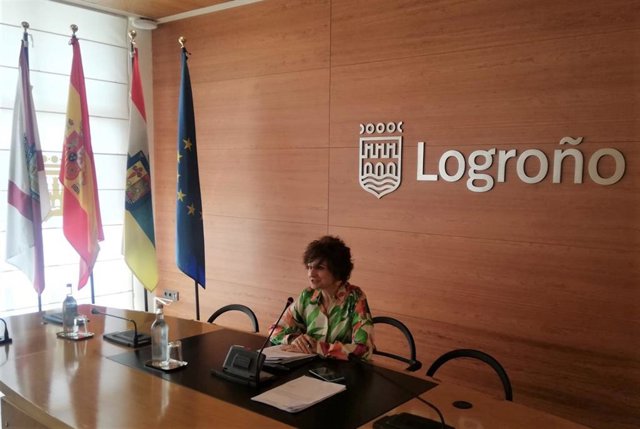 Celia Sanz , portavoz del nuevo equipo de Gobierno de Logroño