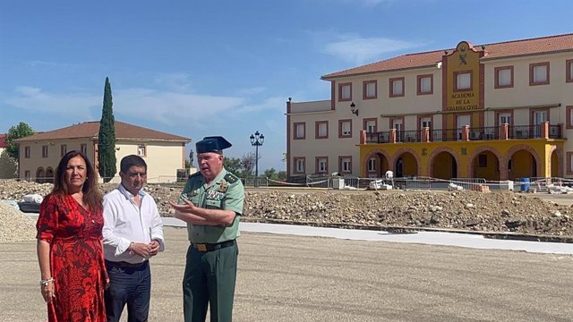 Visita a las obras de la Academia de la Guardia Civil