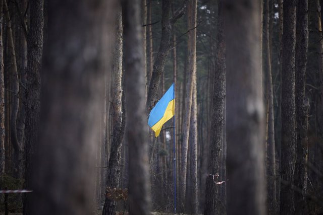 Archivo - La bandera d'Ucraïna