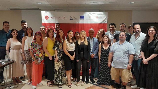 Reunión del proyecto europeo 'Internisa' en Barcelona, con la asistencia de representantes de la Federación Andaluza de Municipios y Provincias (FAMP).
