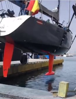 El barco 'Corsario', que disputará la Copa del Rey de vela, ha sufrido un ataque de un grupo de orcas cuando navegaba hacia la Bahía de Palma de Mallorca.