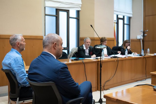 L'exconseller d'Interior Miquel Buch durant el judici 