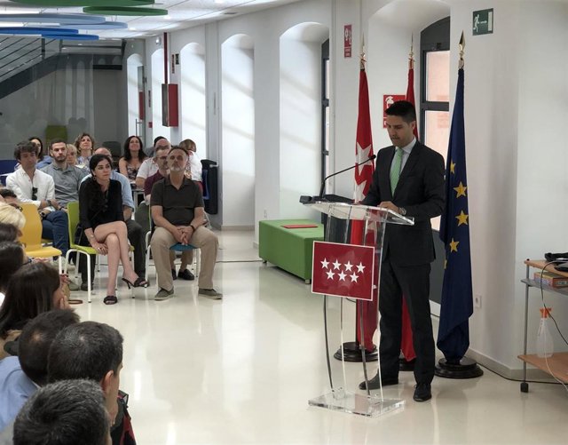 Intervención del consejero de Educación, Ciencia y Universidades de la Comunidad de Madrid, Emilio Viciana.