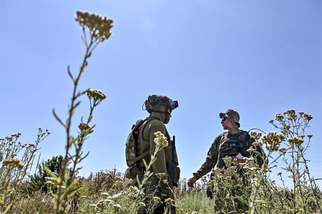 Imagen de militares ucranianos.