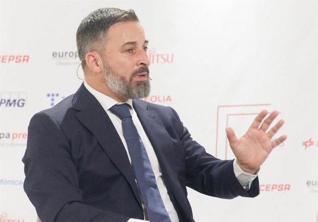 El líder de Vox, Santiago Abascal