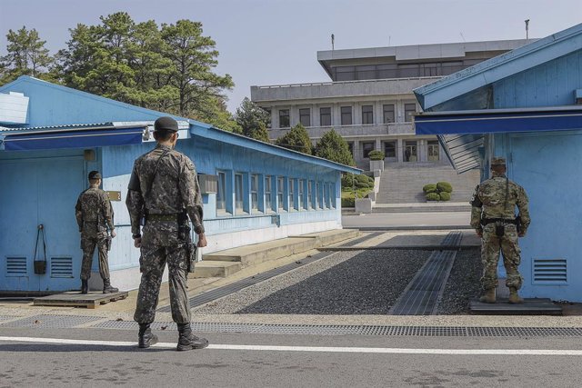 Archivo -  Imatge d'arxiu de la zona desmilitaritzada entre les dues corees