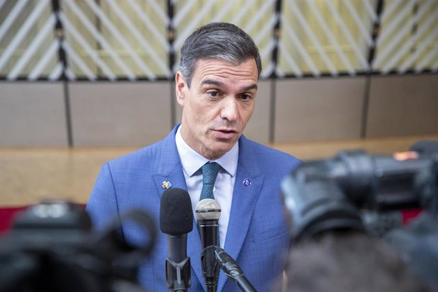 El presidente del Gobierno, Pedro Sánchez, en Bruselas