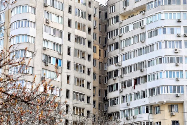 Archivo - Un edifici residencial atacat a Odessa (Ucraïna)