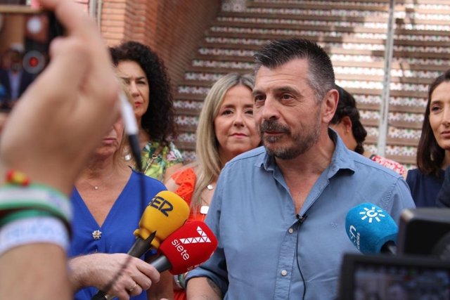 El portavoz del Grupo Parlamentario del PP-A, Toni Martín, este miércoles en Jaén