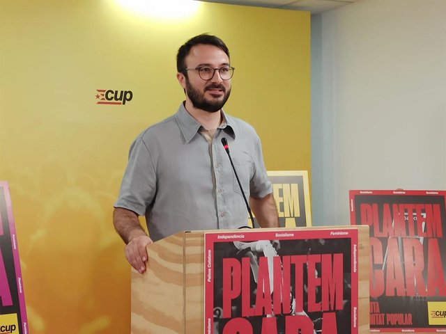 El candidat de la CUP al Congrés per Barcelona, Albert Botran