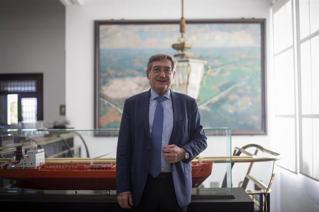 El presidente del Puerto de Sevilla, Rafael Carmona.