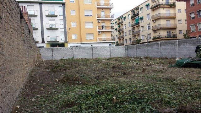 Solar para la construcción de las viviendas
