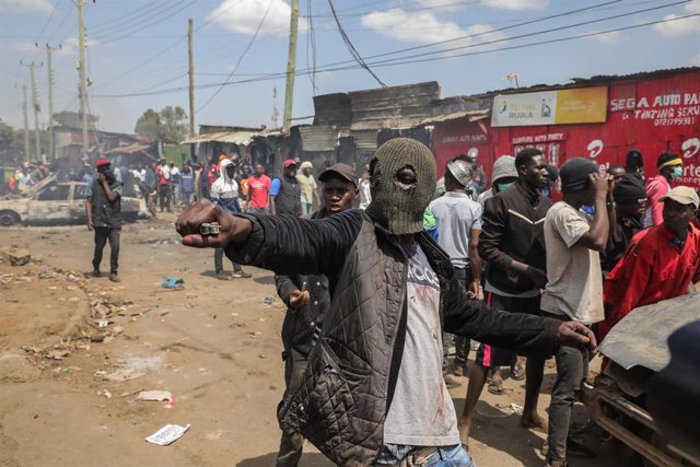 Manifestaciones contra el Gobierno de Kenia en Nairobi.