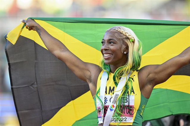 Archivo - La atleta jamaicana Shelly-Ann Fraser-Pryce será el principal atractivo de la reunión de Madrid de World Athletics, que se disputa este sábado en el estadio de Vallehermoso.