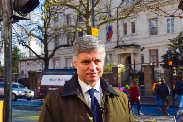 Archivo - El embajador de Ucrania en Reino Unido, Vadim Pristaiko