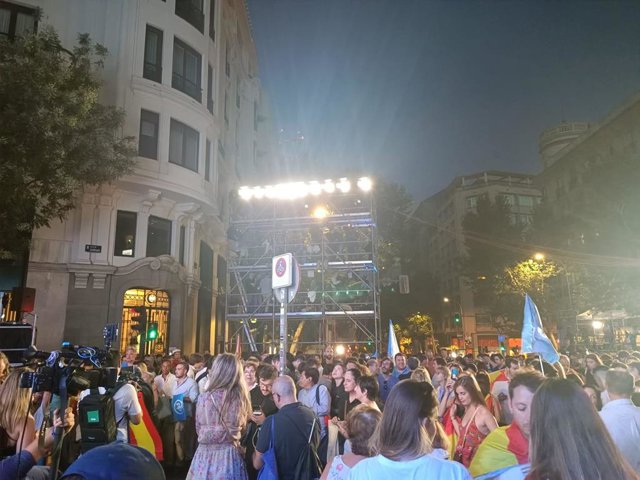 Simpatitzants del PP al Génova