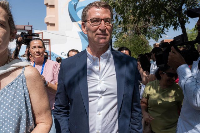 El líder del PP i candidat a la presidència del Govern central, Alberto Núñez Feijóo