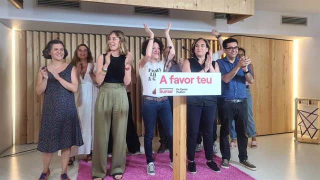 La candidata de Sumar-En Comú Podem por Barcelona, Aina Vidal