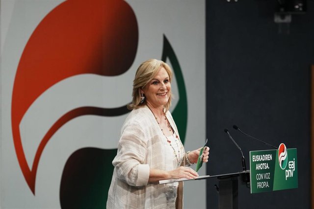 La presidenta del Bizkai Buru Batzar de EAJ-PNV, Itxaso Atutxa