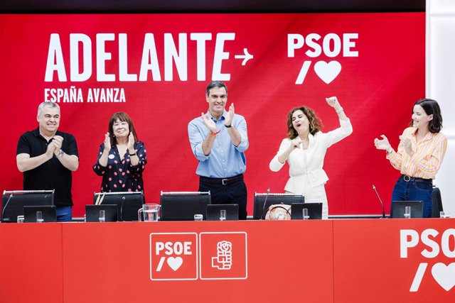 Imatge de l'Executiva del PSOE 