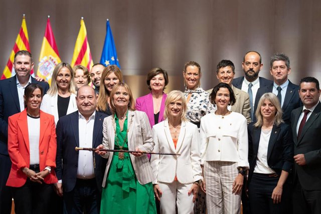 El ple de constitució de la Diputació de Barcelona