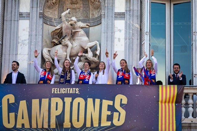 Archivo - Les jugadores del Barça Femení