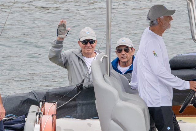 Juan Carlos I disfruta sus primeros días en Galicia