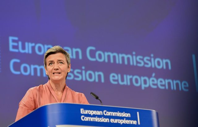 Archivo - La vicepresidenta europea de Competència, Margrethe Vestager