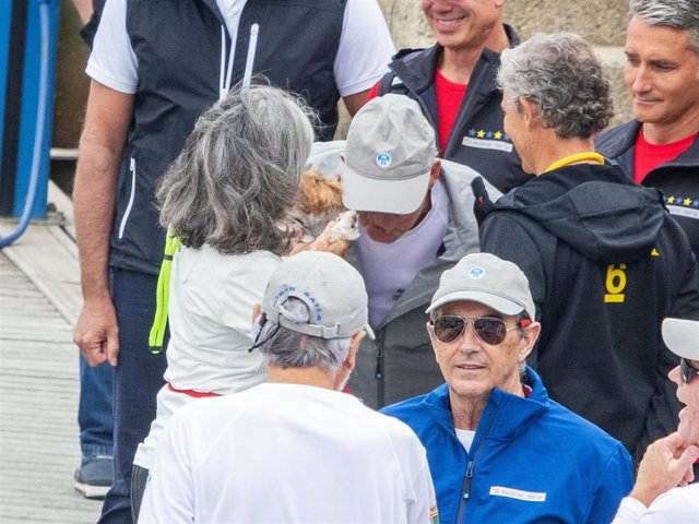 EL REY JUAN CARLOS EN EL CLUB NÁUTICO DE SANXENXO